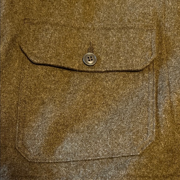 Men's Brown Filson Wool Jacket - Picture 3 of 6